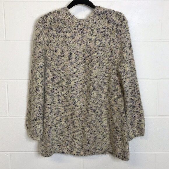 Lou & Grey Womens Confetti Sweater Speckled Fuzzy Soft Long Sleeve Size Medium - Picture 6 of 10